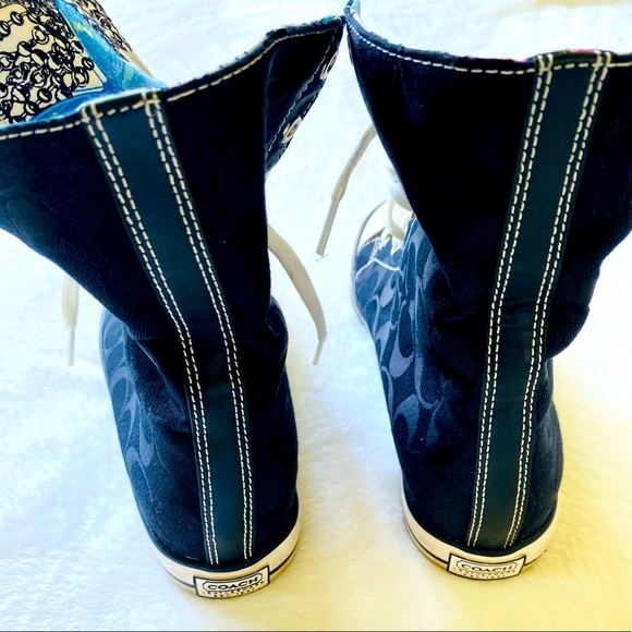 New Authentic Coach Bonney Hi-Tops - Picture 5 of 8